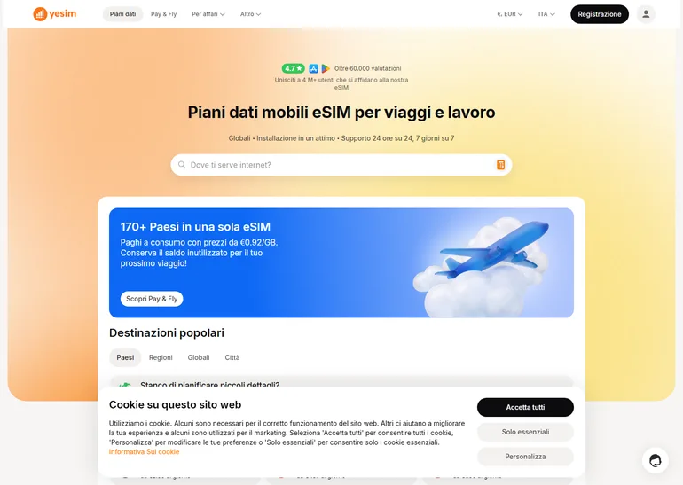 Yesim codice sconto